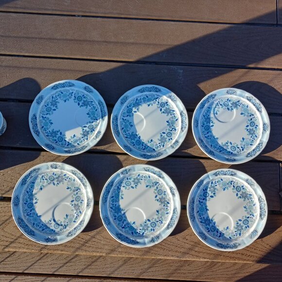 Vintage Pontesa Miranda Snack Plates and Cups Made in Spain 11 Pieces - Picture 10 of 16